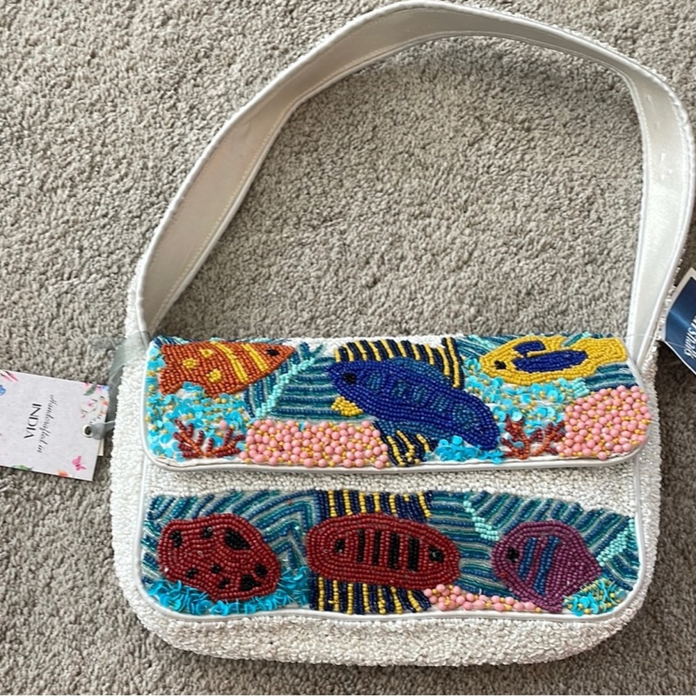 Viral TJ Maxx Fish Beaded Bag
